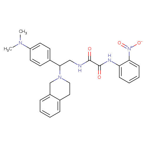 N'-{2-[4-(dimethylamino)phenyl]-2-(1,2,3,4-tetrahydroisoquinolin-2-yl)ethyl}-N-(2-nitrophenyl)ethanediamide