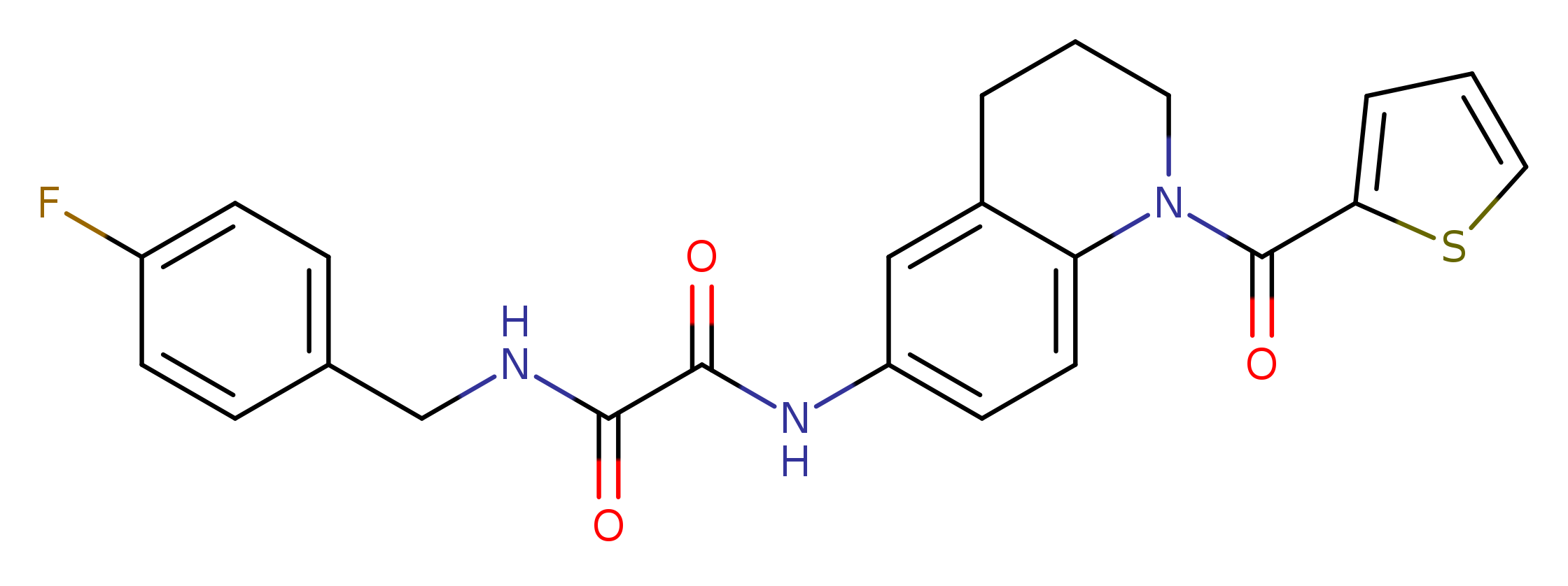 N'-[(4-fluorophenyl)methyl]-N-[1-(thiophene-2-carbonyl)-1,2,3,4-tetrahydroquinolin-6-yl]ethanediamide