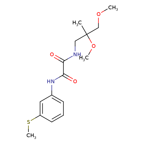N-(2,3-dimethoxy-2-methylpropyl)-N'-[3-(methylsulfanyl)phenyl]ethanediamide