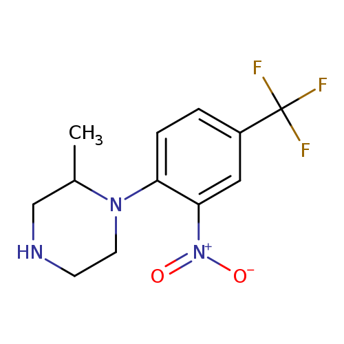 2-methyl-1-[2-nitro-4-(trifluoromethyl)phenyl]piperazine