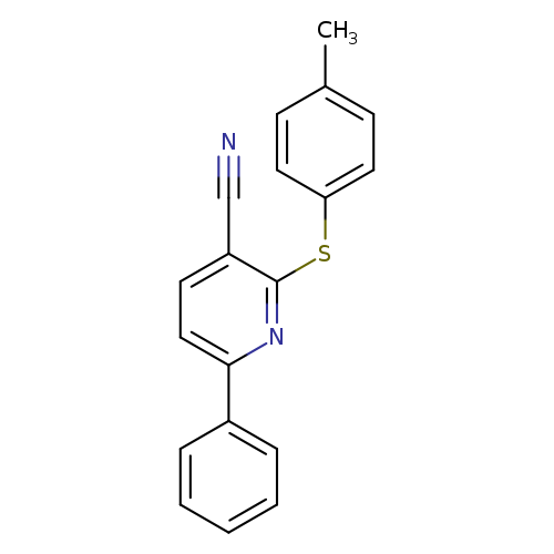 2-[(4-methylphenyl)sulfanyl]-6-phenylpyridine-3-carbonitrile