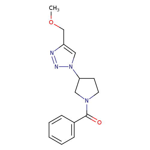 1-(1-benzoylpyrrolidin-3-yl)-4-(methoxymethyl)-1H-1,2,3-triazole