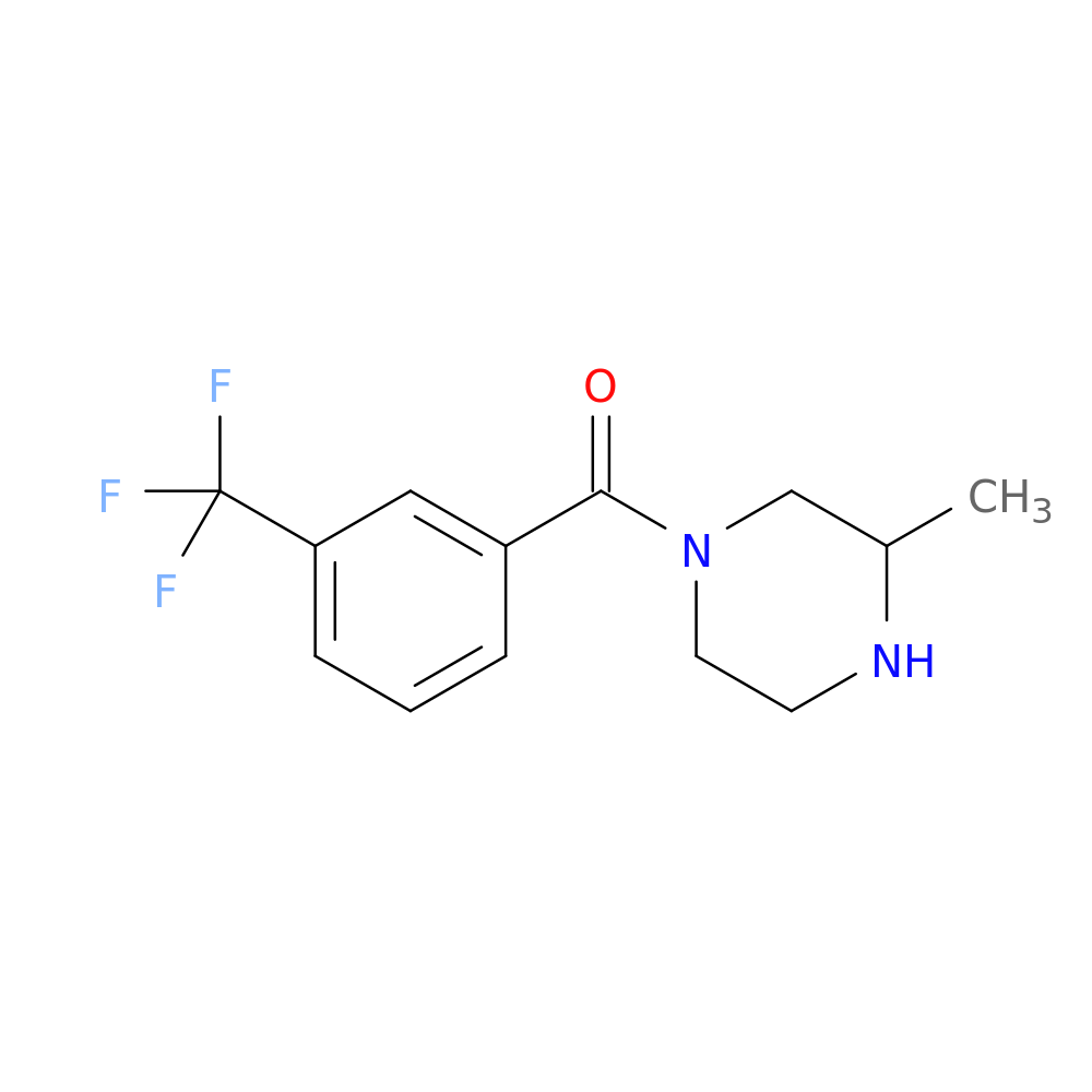 3-methyl-1-[3-(trifluoromethyl)benzoyl]piperazine
