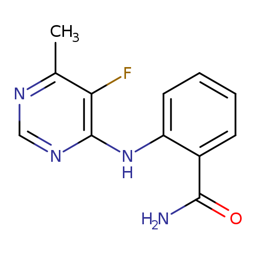 2-[(5-fluoro-6-methylpyrimidin-4-yl)amino]benzamide