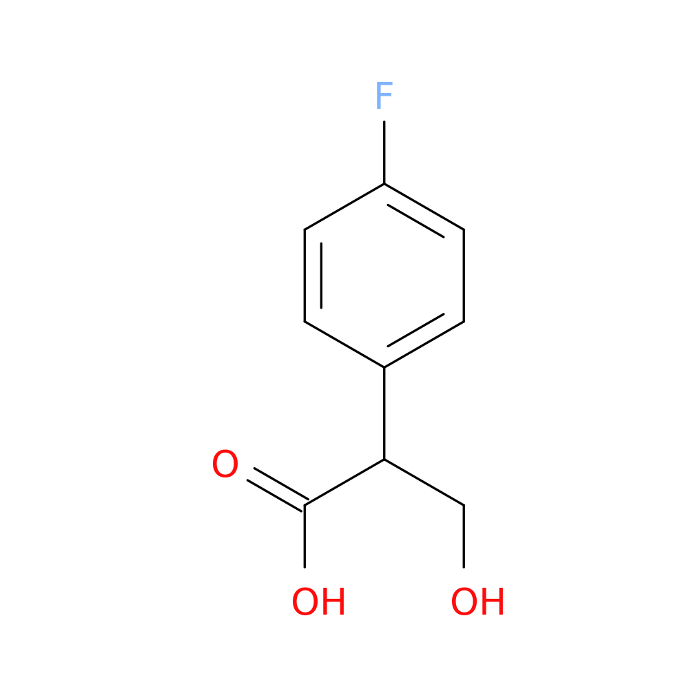 2-(4-fluorophenyl)-3-hydroxypropanoic acid