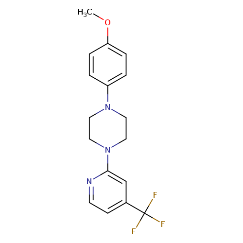 1-(4-methoxyphenyl)-4-[4-(trifluoromethyl)pyridin-2-yl]piperazine