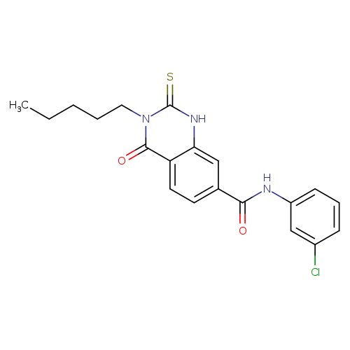N-(3-chlorophenyl)-4-oxo-3-pentyl-2-sulfanylidene-1,2,3,4-tetrahydroquinazoline-7-carboxamide