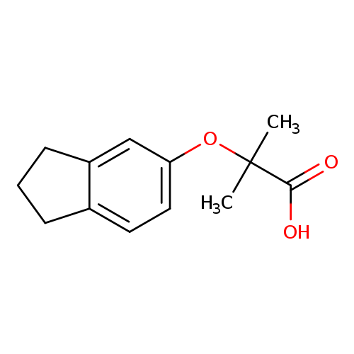 2-(2,3-Dihydro-1h-inden-5-yloxy)-2-methylpropanoic acid