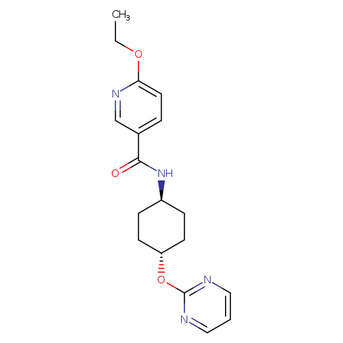 6-ethoxy-N-[(1r,4r)-4-(pyrimidin-2-yloxy)cyclohexyl]pyridine-3-carboxamide