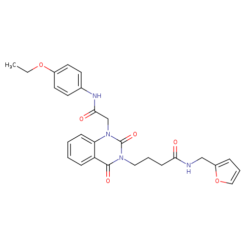4-(1-{[(4-ethoxyphenyl)carbamoyl]methyl}-2,4-dioxo-1,2,3,4-tetrahydroquinazolin-3-yl)-N-[(furan-2-yl)methyl]butanamide