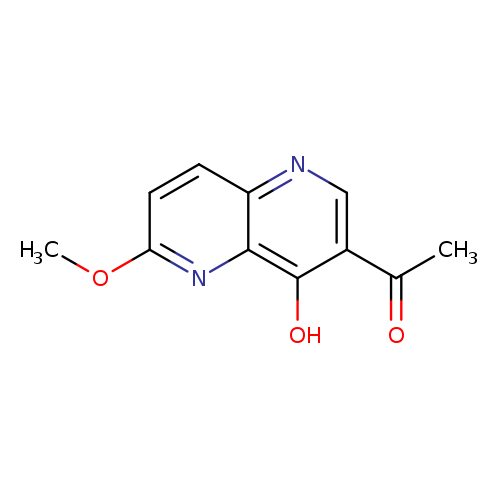 1-(4-hydroxy-6-methoxy-1,5-naphthyridin-3-yl)ethanone