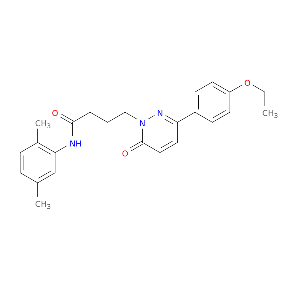 N-(2,5-dimethylphenyl)-4-[3-(4-ethoxyphenyl)-6-oxo-1,6-dihydropyridazin-1-yl]butanamide