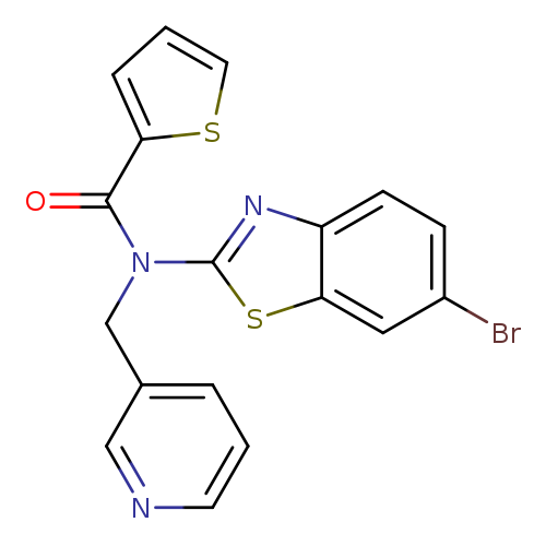 N-(6-bromo-1,3-benzothiazol-2-yl)-N-[(pyridin-3-yl)methyl]thiophene-2-carboxamide