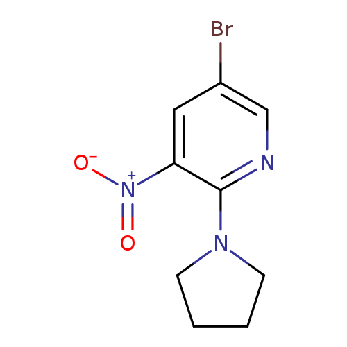 4-(5-Bromo-3-nitropyridin-2-yl)pyrrolidine