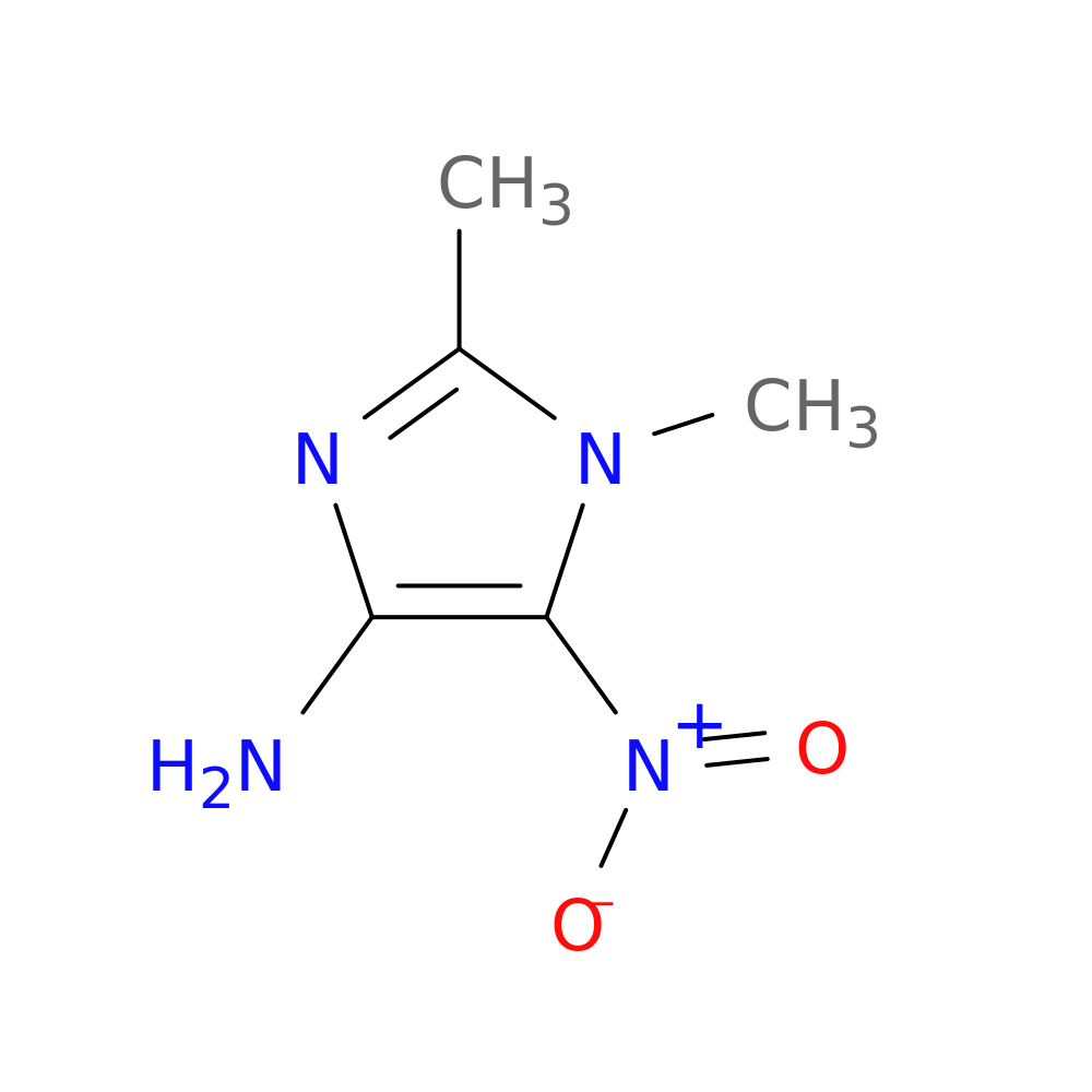 1,2-dimethyl-5-nitro-1H-imidazol-4-amine