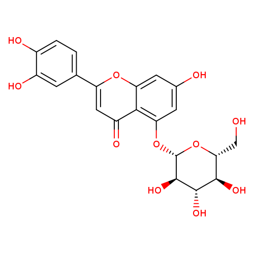4H-1-Benzopyran-4-one, 2-(3,4-dihydroxyphenyl)-5-(β-D-glucopyranosyloxy)-7-hydroxy-