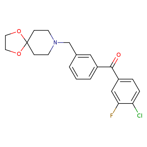 (3-(1,4-Dioxa-8-azaspiro[4.5]decan-8-ylmethyl)phenyl)(4-chloro-3-fluorophenyl)methanone