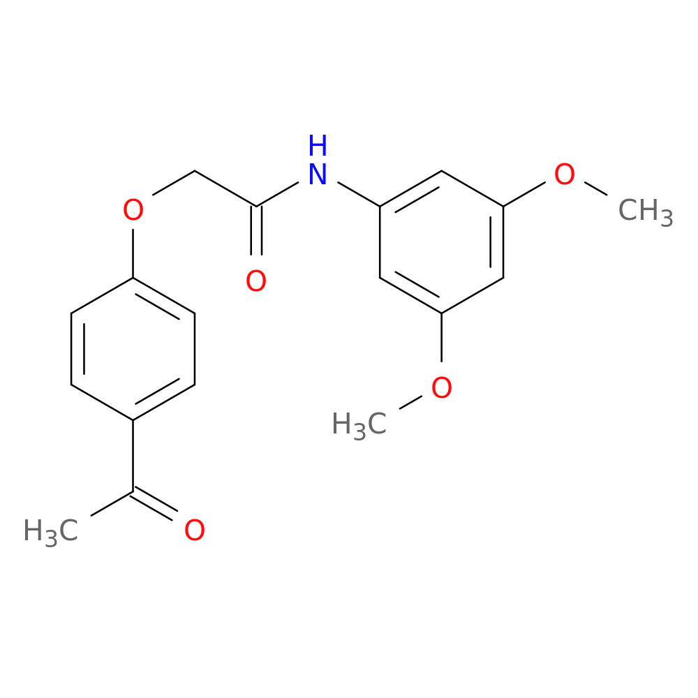 2-(4-acetylphenoxy)-N-(3,5-dimethoxyphenyl)acetamide