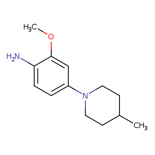 2-Methoxy-4-(4-methylpiperidin-1-yl)aniline