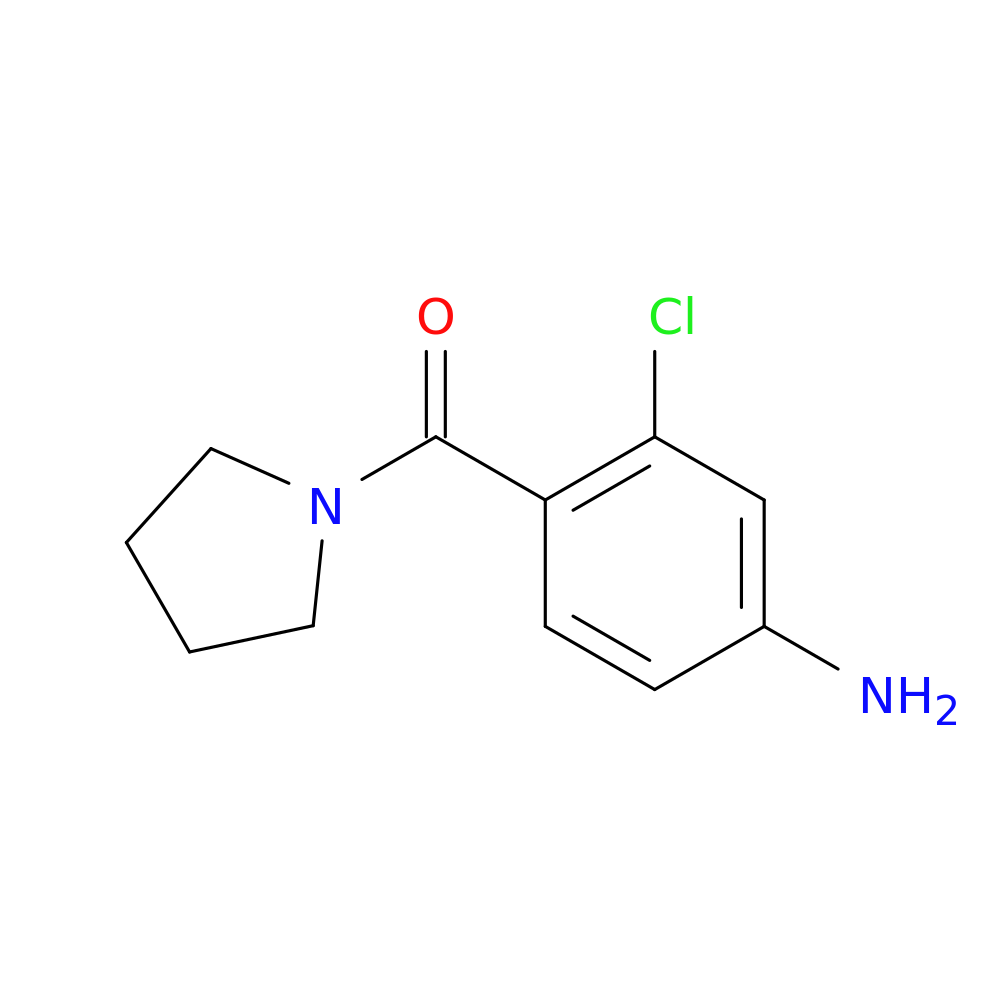 3-Chloro-4-[(pyrrolidin-1-yl)carbonyl]aniline