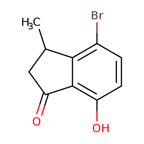 4-bromo-7-hydroxy-3-methyl-2,3-dihydro-1H-inden-1-one