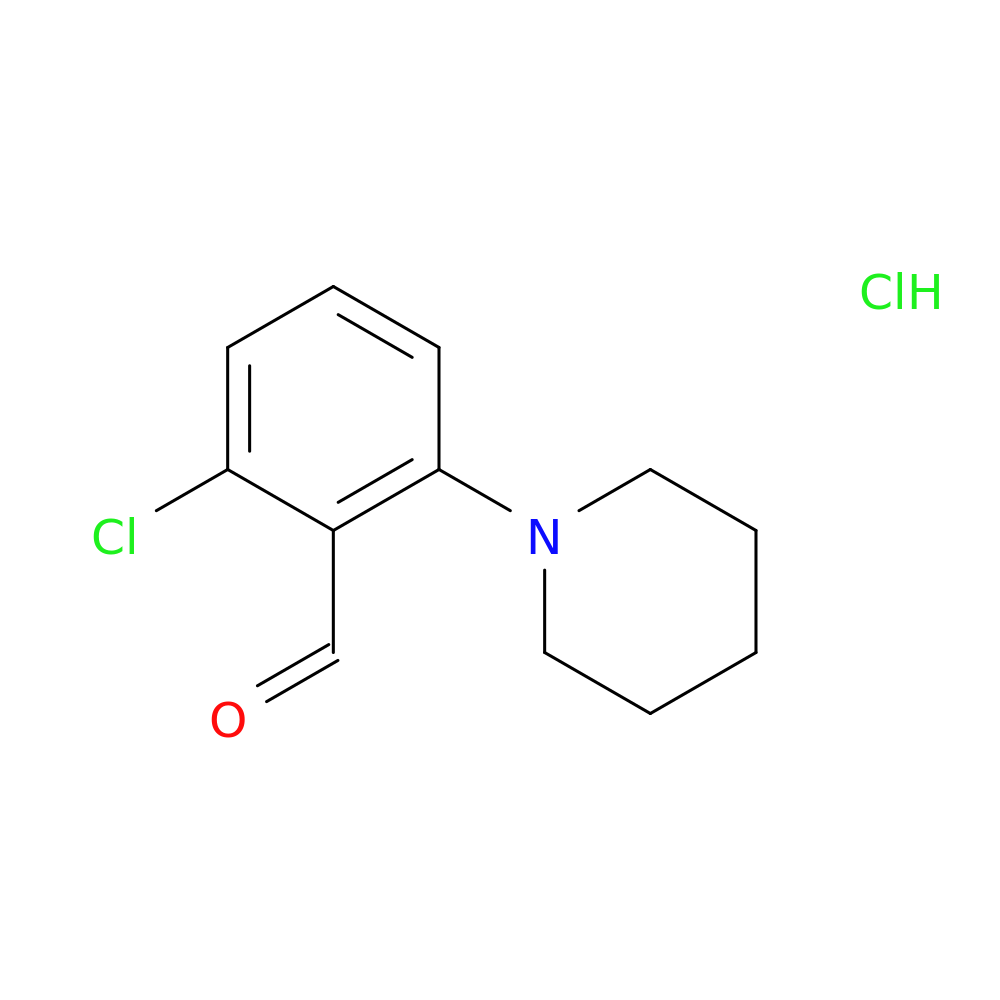 2-Chloro-6-(piperidin-1-yl)benzaldehyde hydrochloride