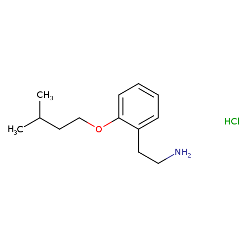 {2-[2-(3-Methylbutoxy)phenyl]ethyl}aminehydrochloride