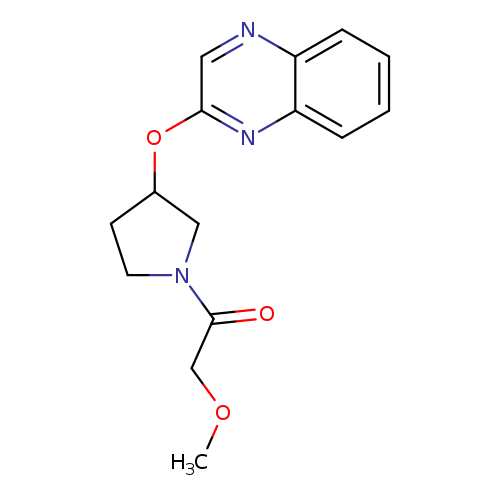 2-methoxy-1-[3-(quinoxalin-2-yloxy)pyrrolidin-1-yl]ethan-1-one