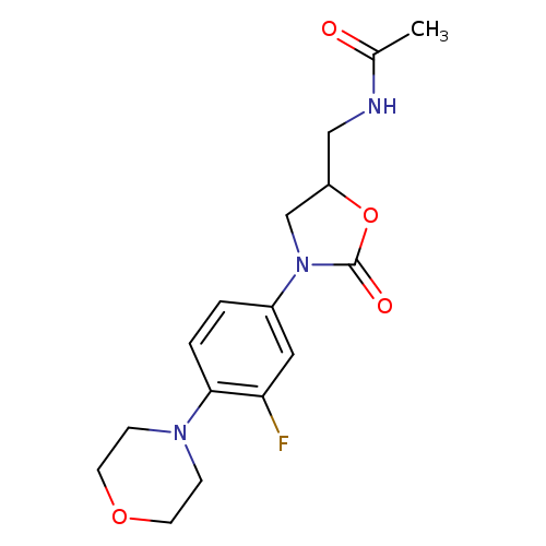 N-({3-[3-fluoro-4-(morpholin-4-yl)phenyl]-2-oxo-1,3-oxazolidin-5-yl}methyl)acetamide