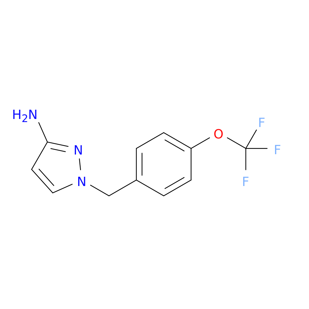 1-(4-(Trifluoromethoxy)benzyl)-1H-pyrazol-3-amine