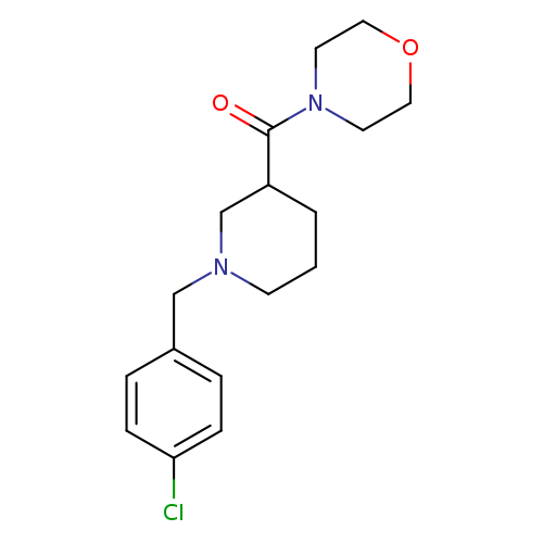4-{1-[(4-chlorophenyl)methyl]piperidine-3-carbonyl}morpholine