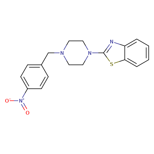 2-{4-[(4-nitrophenyl)methyl]piperazin-1-yl}-1,3-benzothiazole