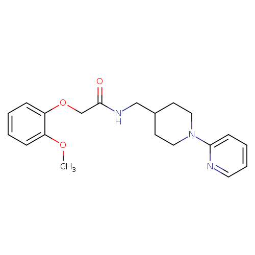 2-(2-methoxyphenoxy)-N-{[1-(pyridin-2-yl)piperidin-4-yl]methyl}acetamide