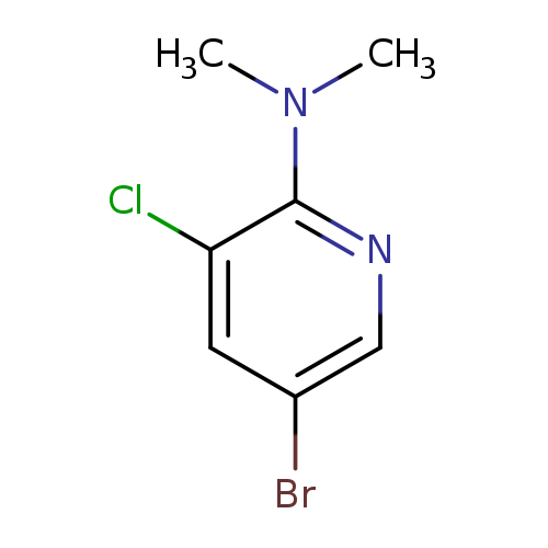 5-bromo-3-chloro-N,N-dimethylpyridin-2-amine