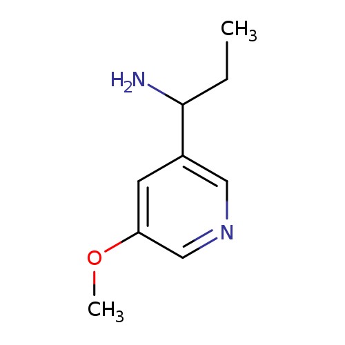 1-(5-Methoxy-3-pyridyl)propylamine