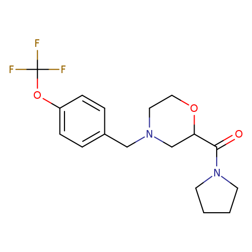 2-(pyrrolidine-1-carbonyl)-4-{[4-(trifluoromethoxy)phenyl]methyl}morpholine