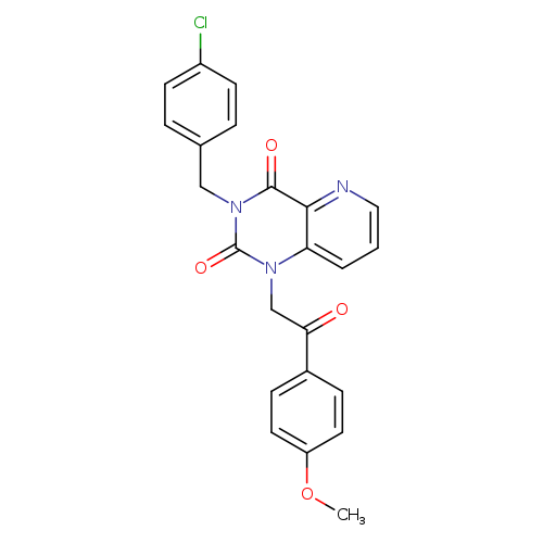 3-[(4-chlorophenyl)methyl]-1-[2-(4-methoxyphenyl)-2-oxoethyl]-1H,2H,3H,4H-pyrido[3,2-d]pyrimidine-2,4-dione
