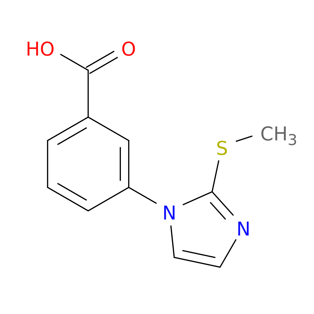 3-[2-(Methylsulfanyl)-1h-imidazol-1-yl]benzoic acid