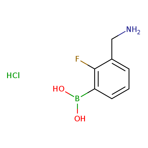 3-(Aminomethyl)-2-fluorophenylboronic acid, HCl