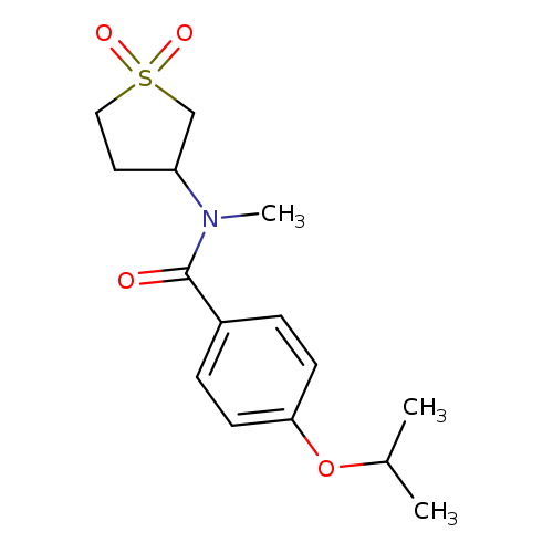 N-(1,1-dioxo-1lambda6-thiolan-3-yl)-N-methyl-4-(propan-2-yloxy)benzamide