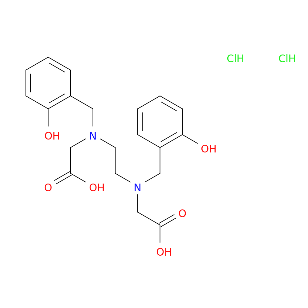 2,2'-(Ethane-1,2-diylbis((2-hydroxybenzyl)azanediyl))diacetic acid dihydrochloride