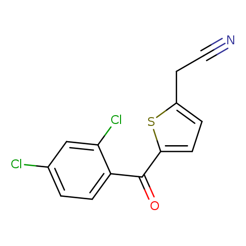 2-(5-(2,4-Dichlorobenzoyl)thiophen-2-yl)acetonitrile