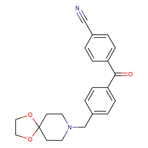 4-(4-(1,4-Dioxa-8-azaspiro[4.5]decan-8-ylmethyl)benzoyl)benzonitrile
