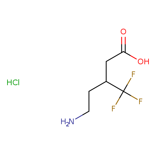 5-amino-3-(trifluoromethyl)pentanoic acid hydrochloride