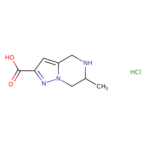 6-methyl-4H,5H,6H,7H-pyrazolo[1,5-a]pyrazine-2-carboxylic acid hydrochloride