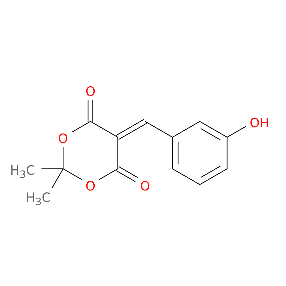 1,3-Dioxane-4,6-dione, 5-[(3-hydroxyphenyl)methylene]-2,2-dimethyl-