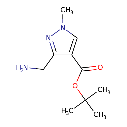 tert-butyl 3-(aminomethyl)-1-methyl-1H-pyrazole-4-carboxylate