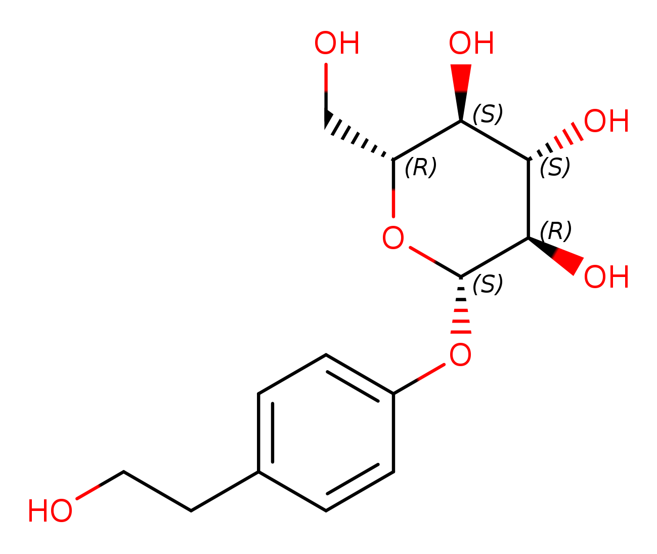 4-β-D-Glucopyranosyloxybenzeneethanol