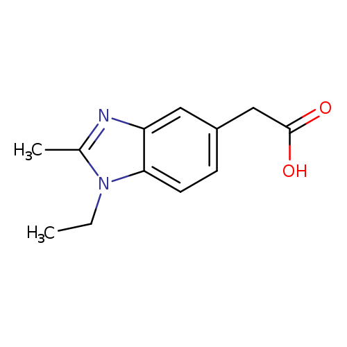 (1-Ethyl-2-methyl-1h-benzimidazol-5-yl)acetic acid