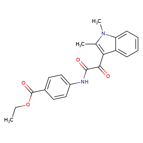 ethyl 4-[2-(1,2-dimethyl-1H-indol-3-yl)-2-oxoacetamido]benzoate